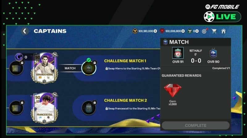 FC Mobile Captains: All You Need to Know
