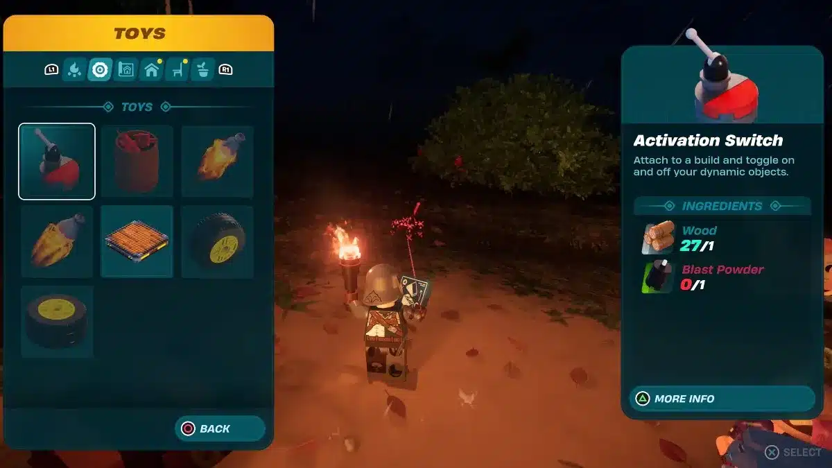 Lego Fortnite Activation Switch