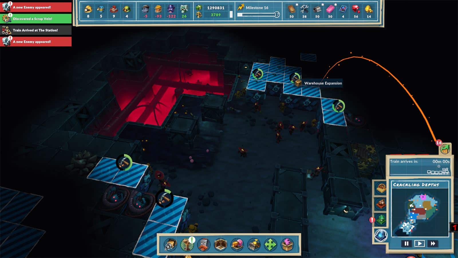 SteamWorld Build Crackling Depths