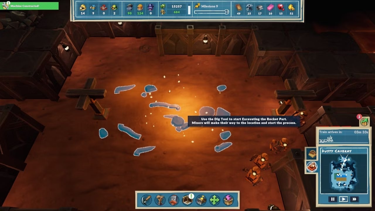 SteamWorld Build Dusty Caverns