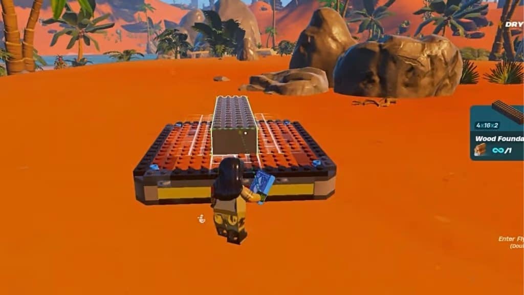 how to make a boat in lego fortnite