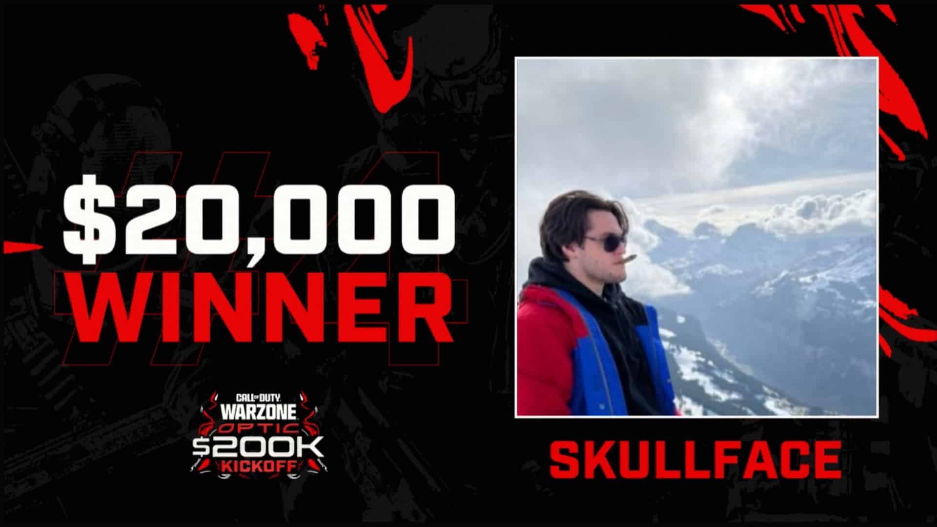Skullface won the first Solo Dolo of Day 1.