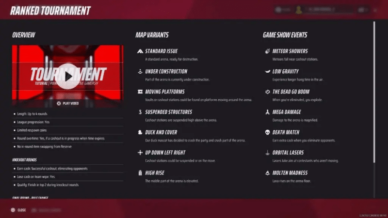 The Finals: Leaderboards and Ranked System