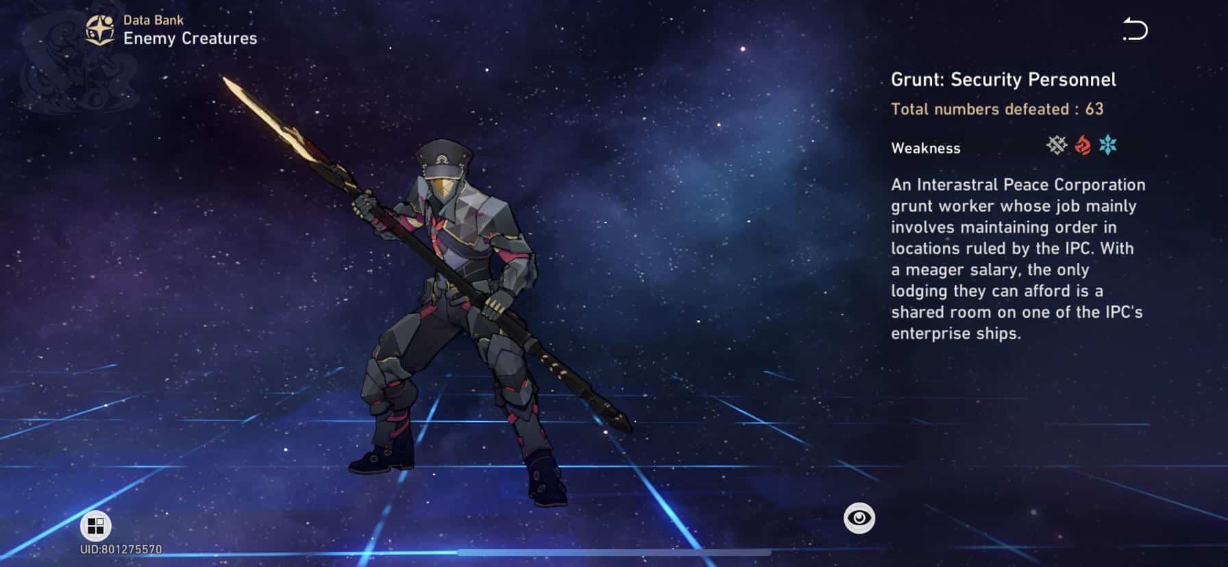 Honkai Star Rail enemies