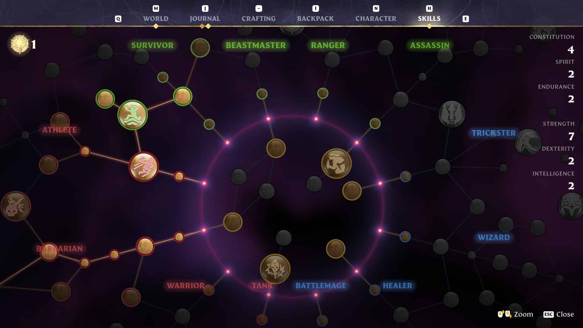 Enshrouded Skill Tree