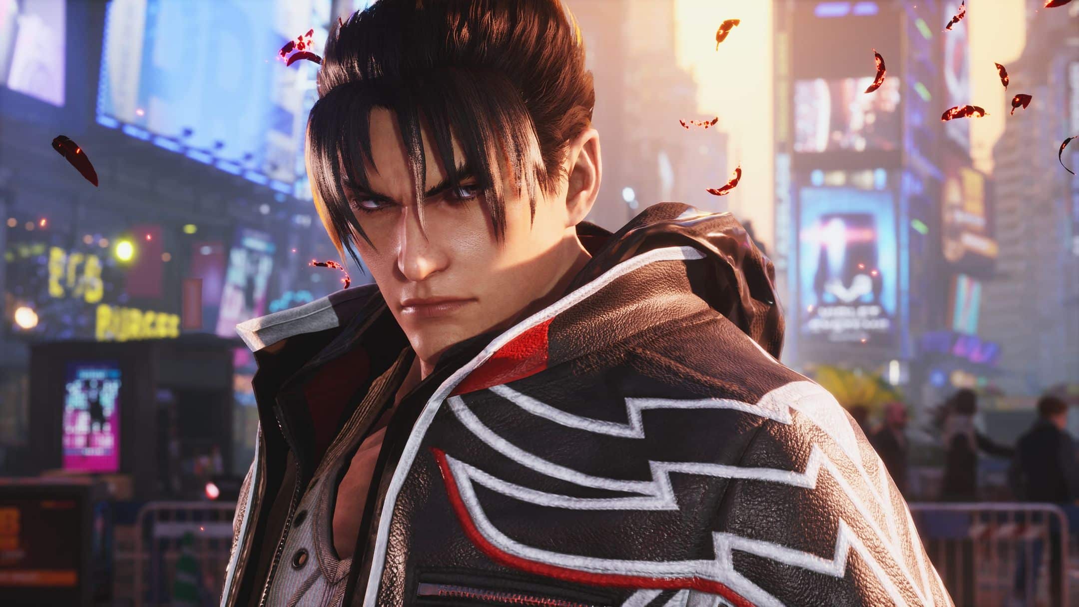 Jin Kazama in a still from Tekken
