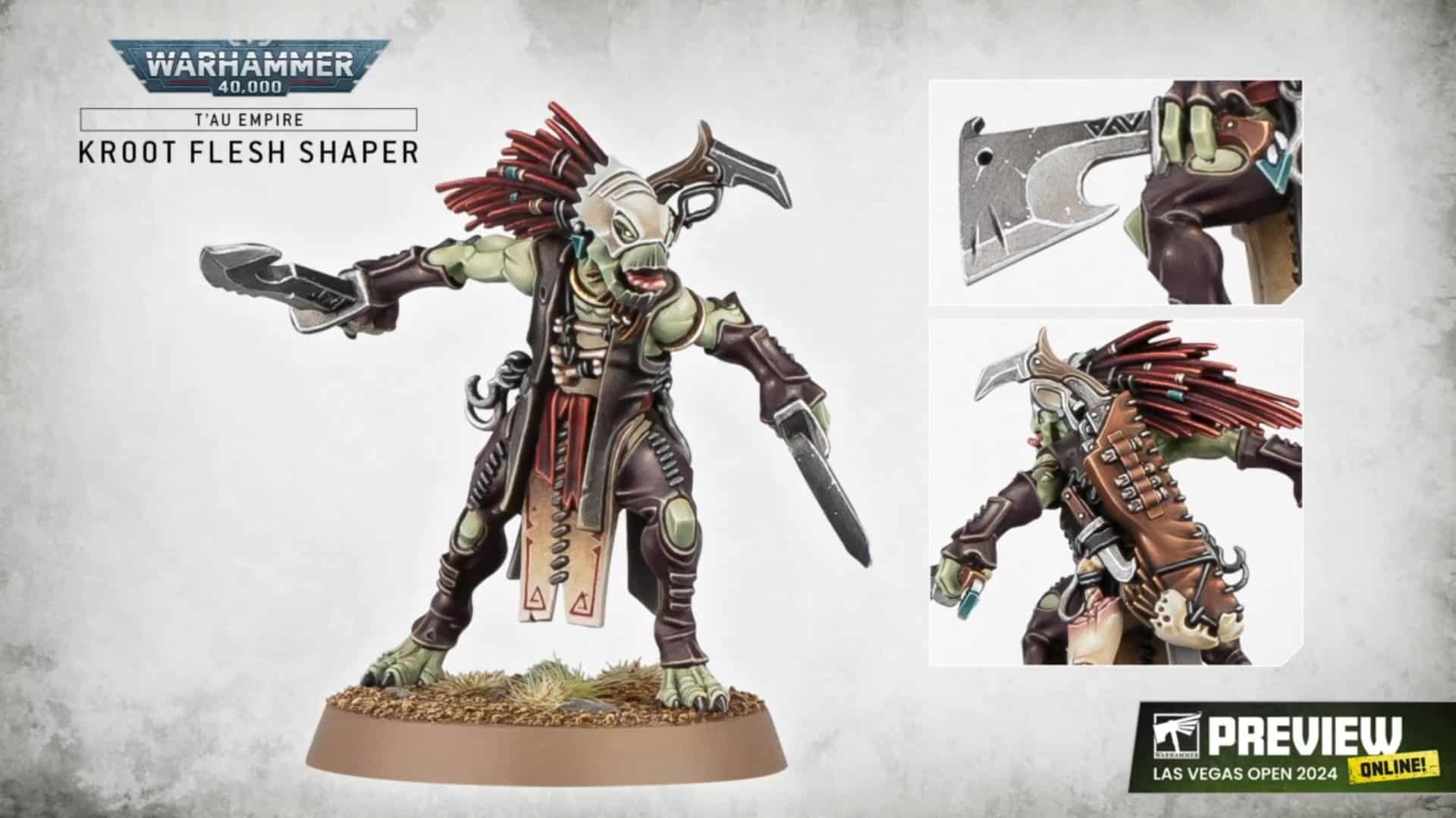 Warhammer LVO Reveals Kroot Flesh Shaper