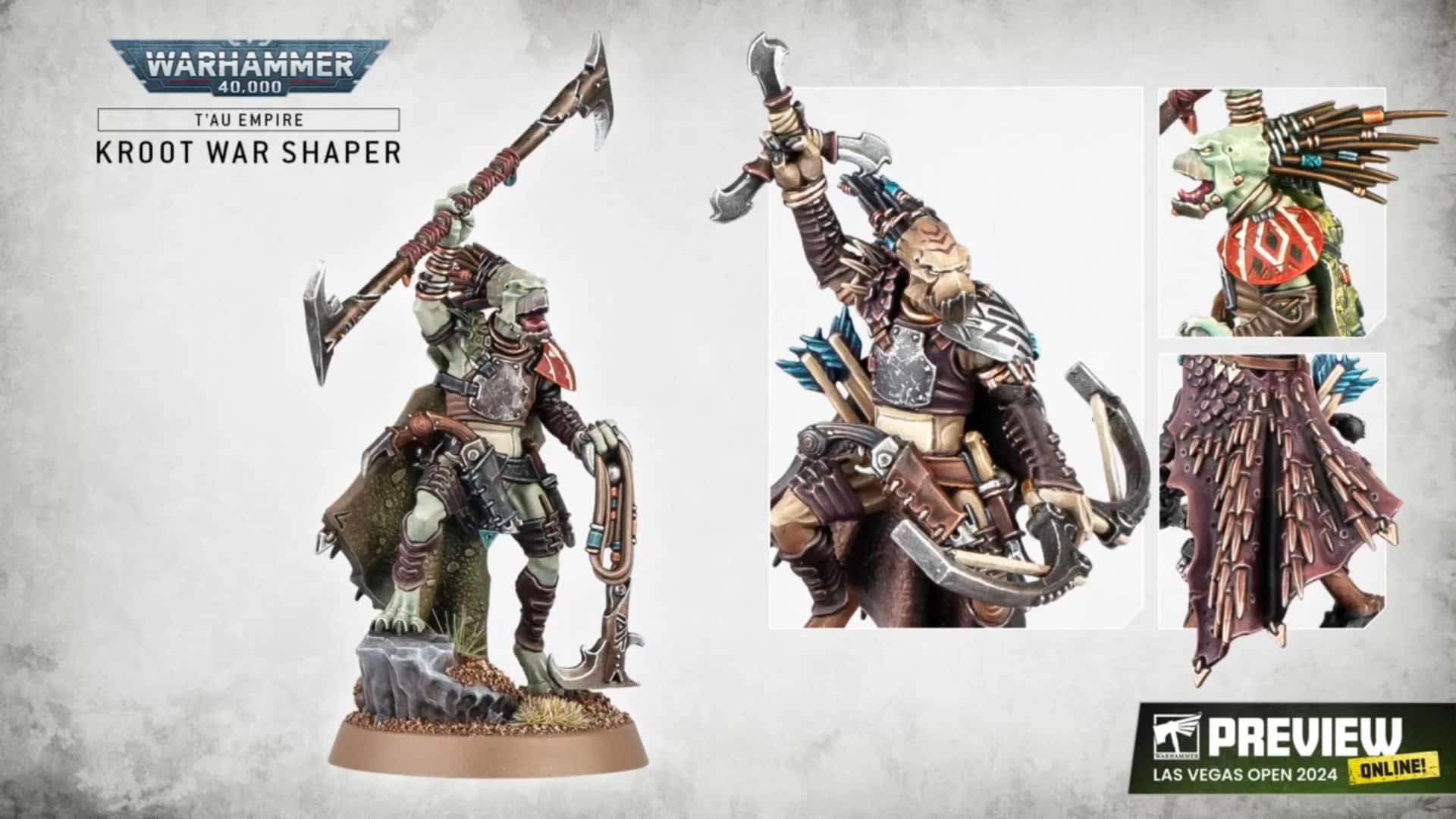 Warhammer LVO Reveals Kroot War Shaper