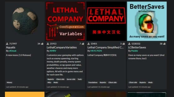Lethal Company: How To Make A Modpack Using Thunderstore