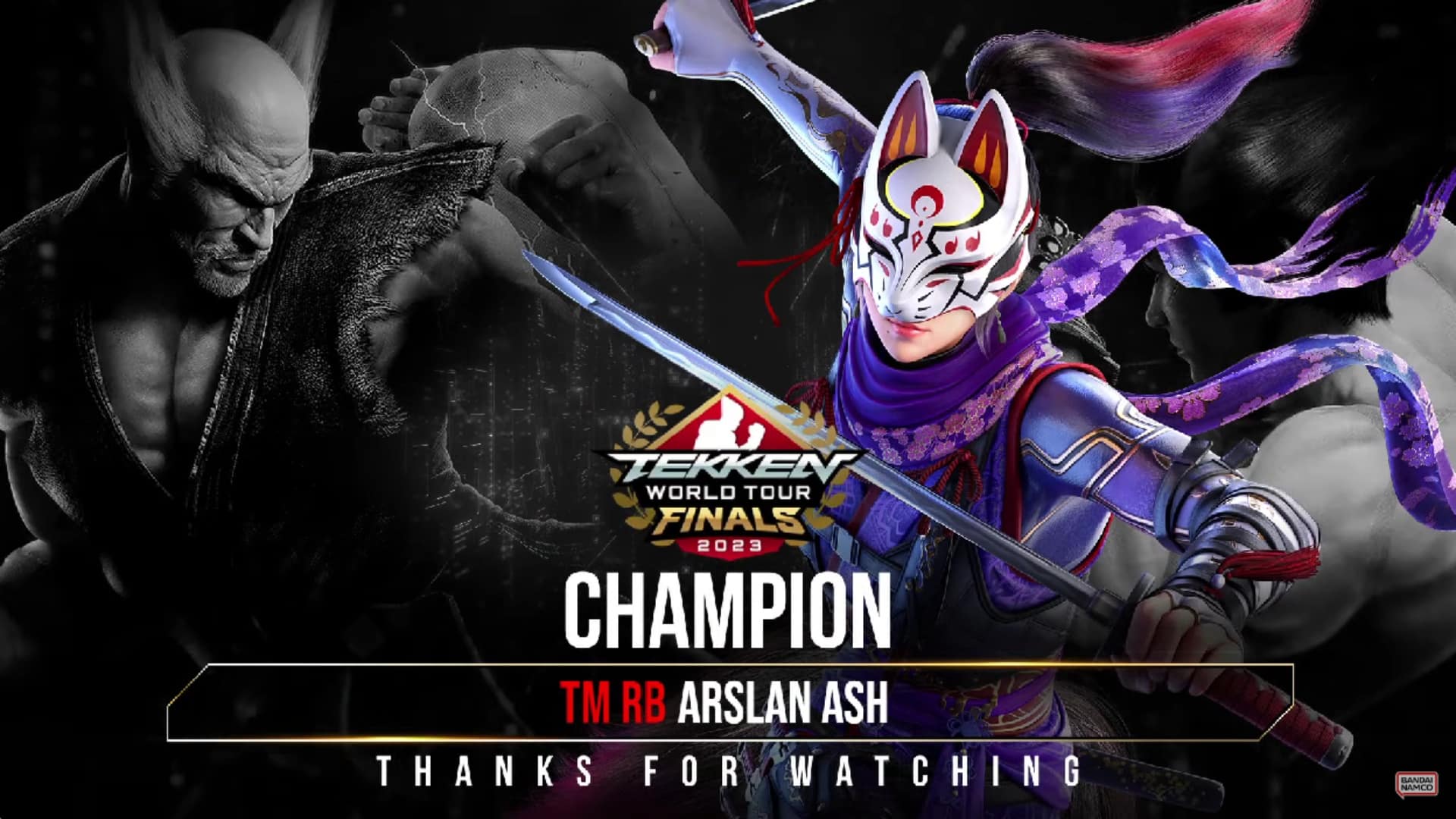 Arslan Ash is your 2023 TWT Tekken 7 Champion!
