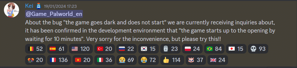Known Bugs and Error Codes in Palworld