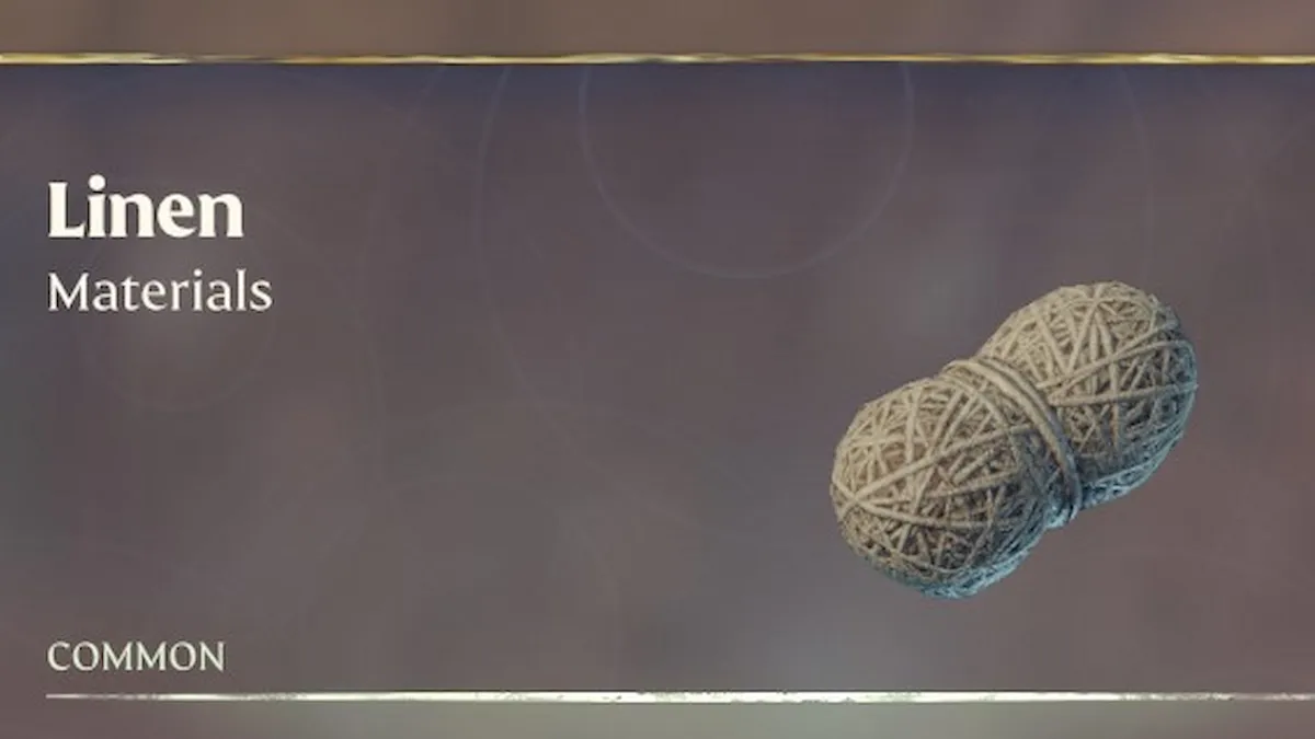 how to get linen in enshrouded