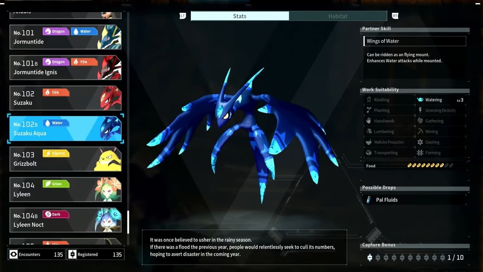 palworld suzaku aqua