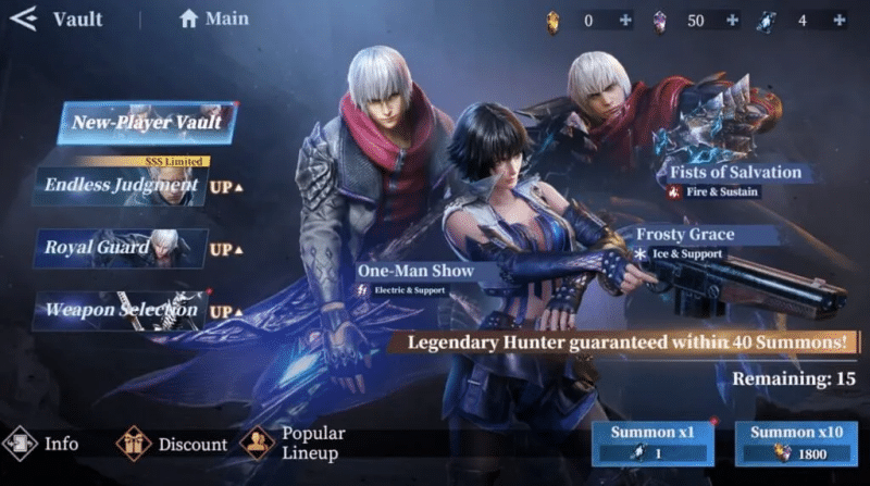 How Gacha Works in DMC: Peak of Combat