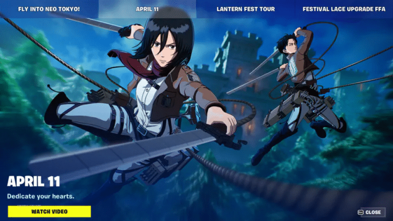 Top Anime Skins in Fortnite