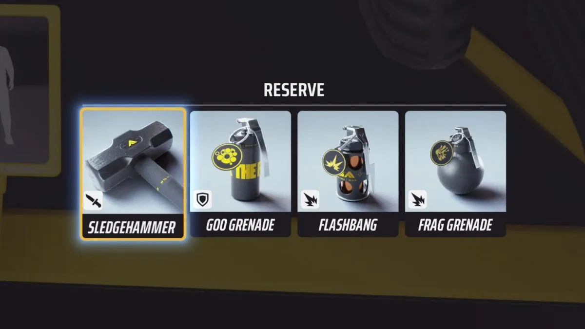 the finals reserve loadout