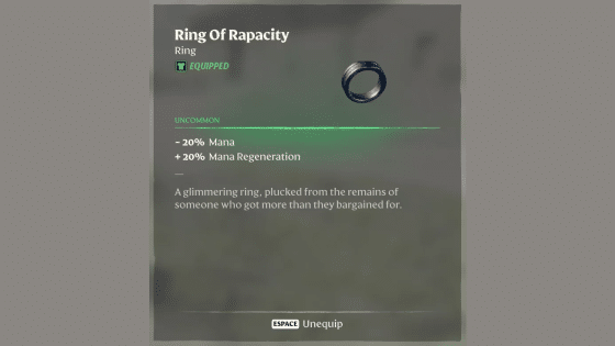 How to Get the Enshrouded Mana Regen Ring