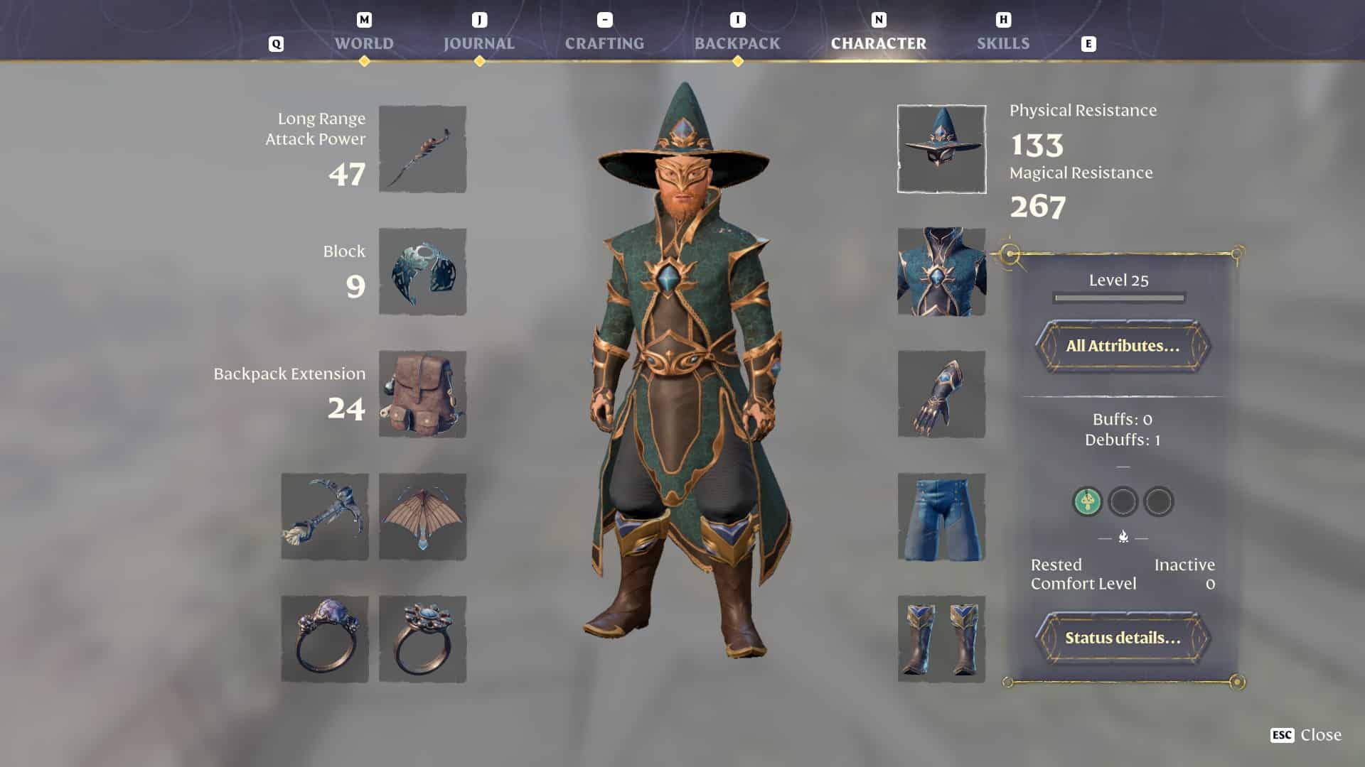 Enshrouded Wizard build