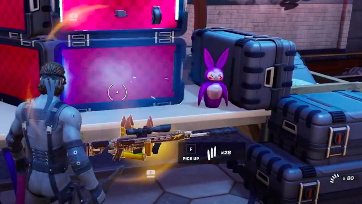 Search Weapon cases in Fortnite