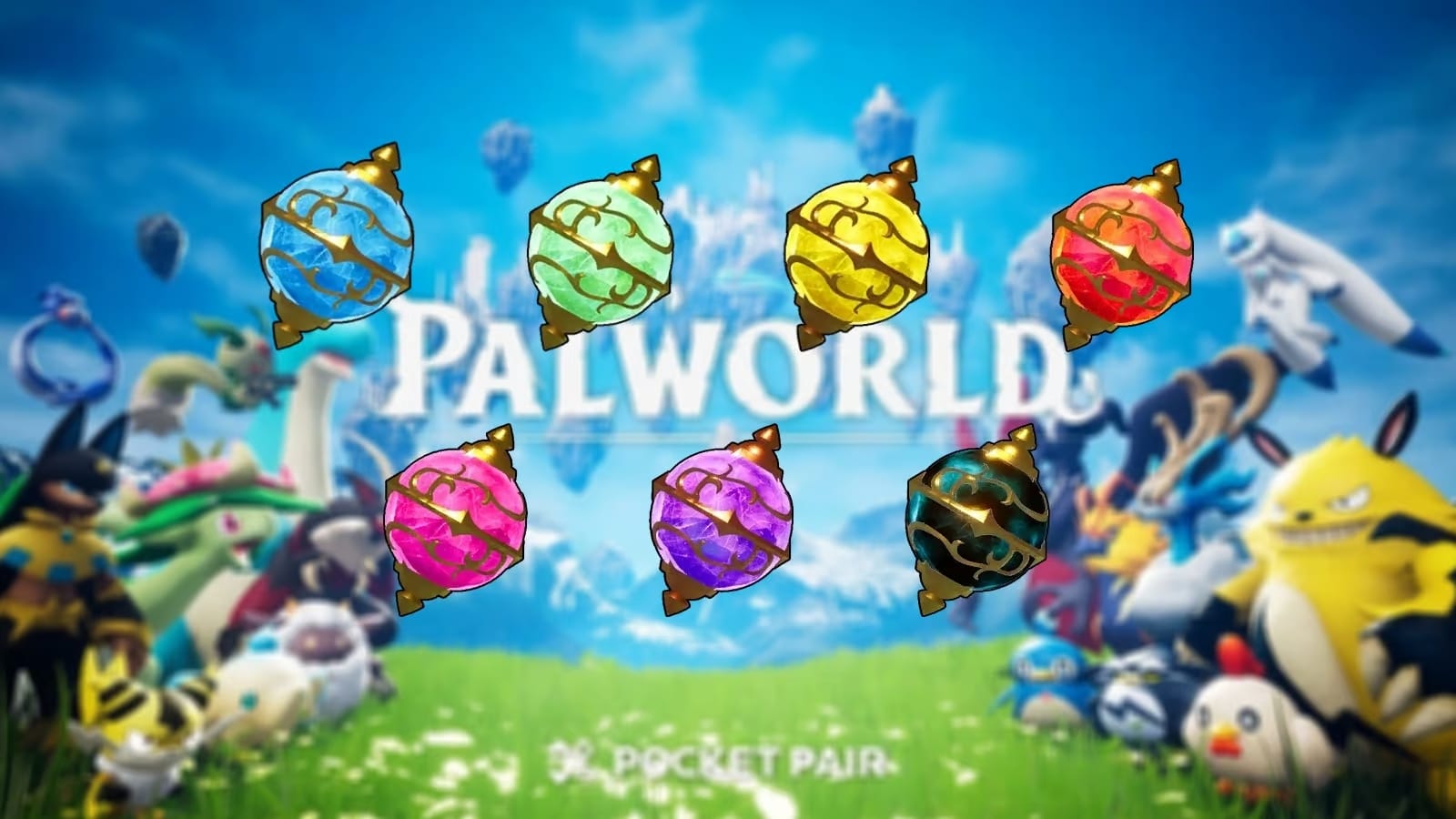 Palworld All Sphere Types