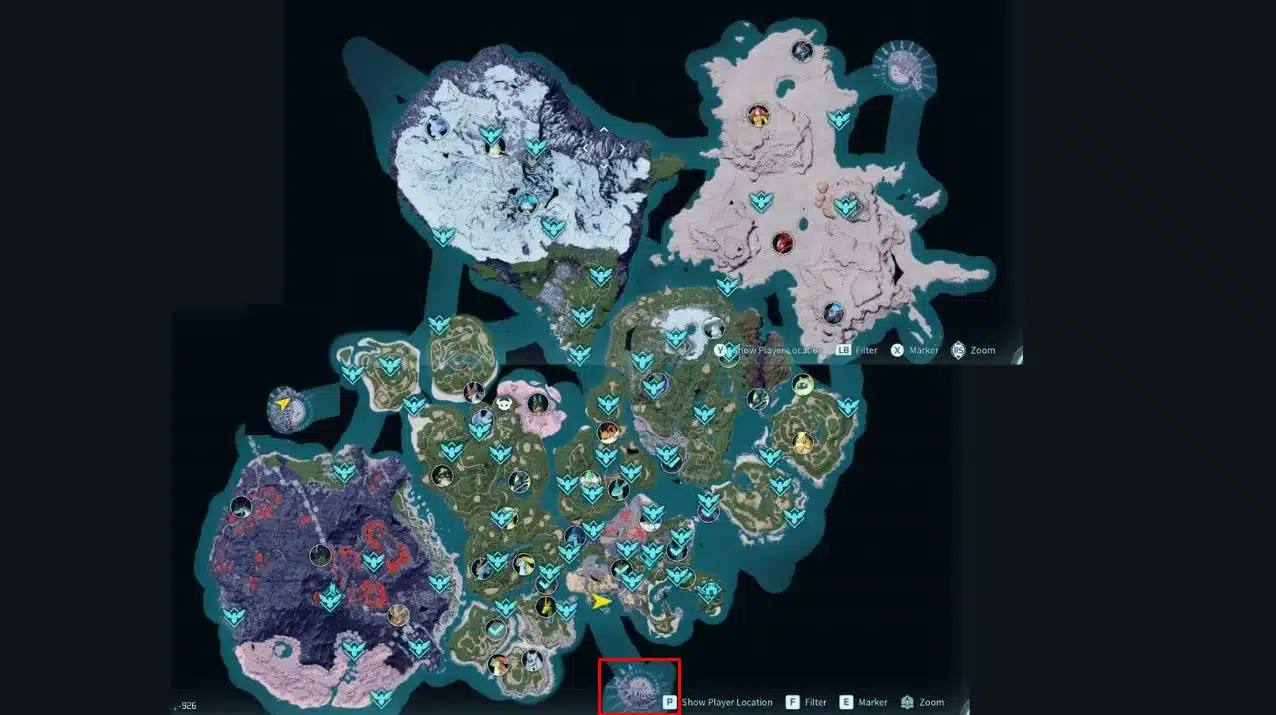 Palworld Wildlife Sanctuary Locations