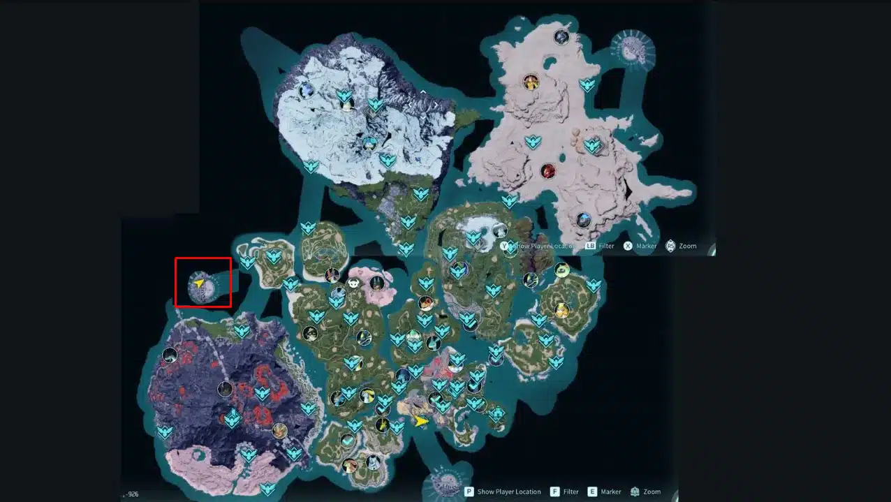 Palworld Wildlife Sanctuary Locations