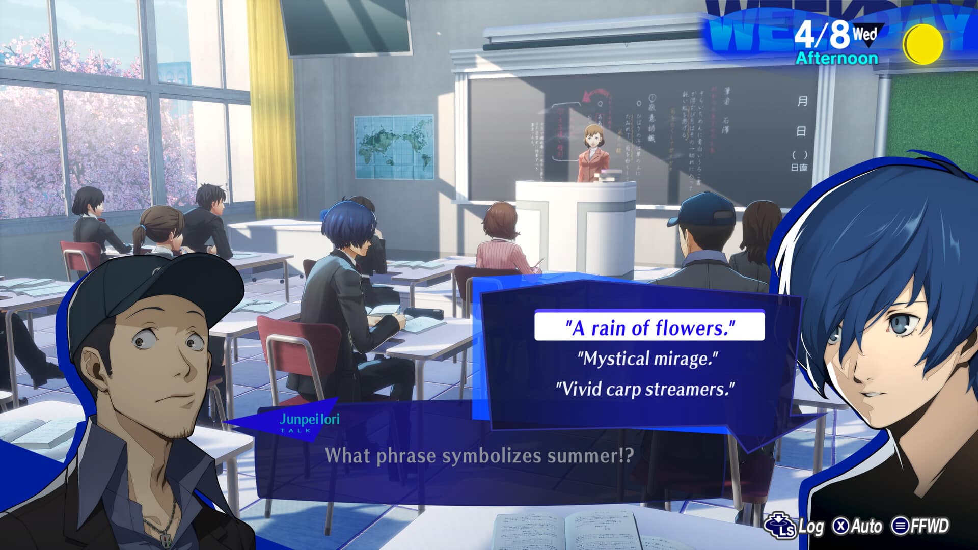 Persona 3 Reload Classroom Answers