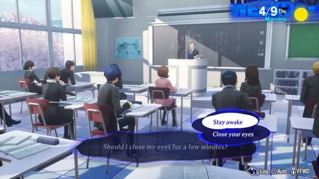 Persona 3 Reload Sleep in Class: Should You Do it? 