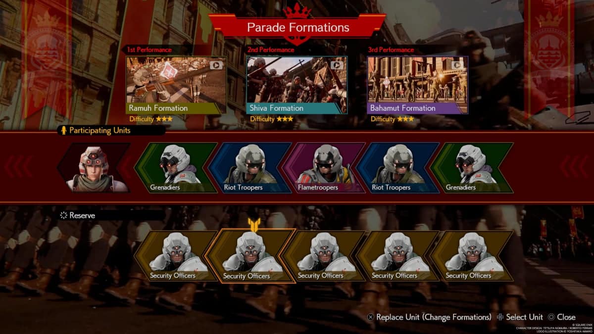 FF7 Rebirth Junon Parade