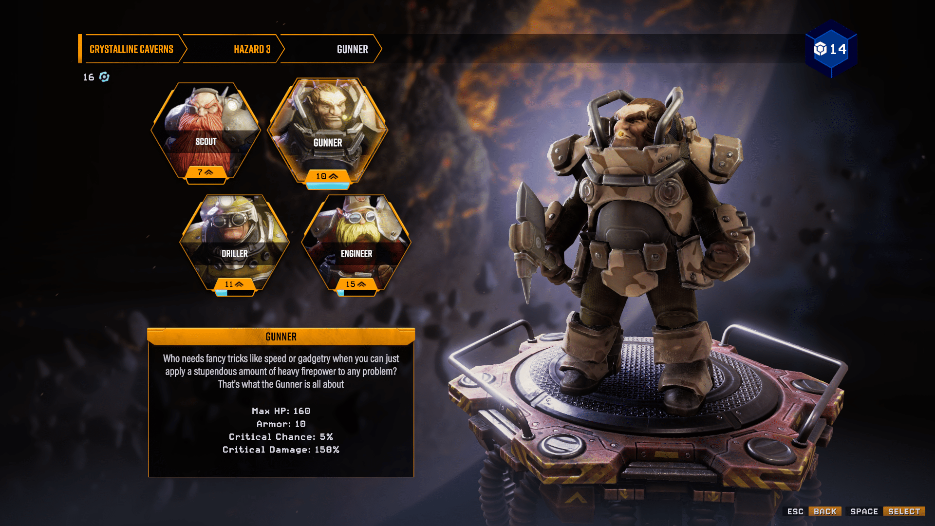 deep rock galactic survivor tier list