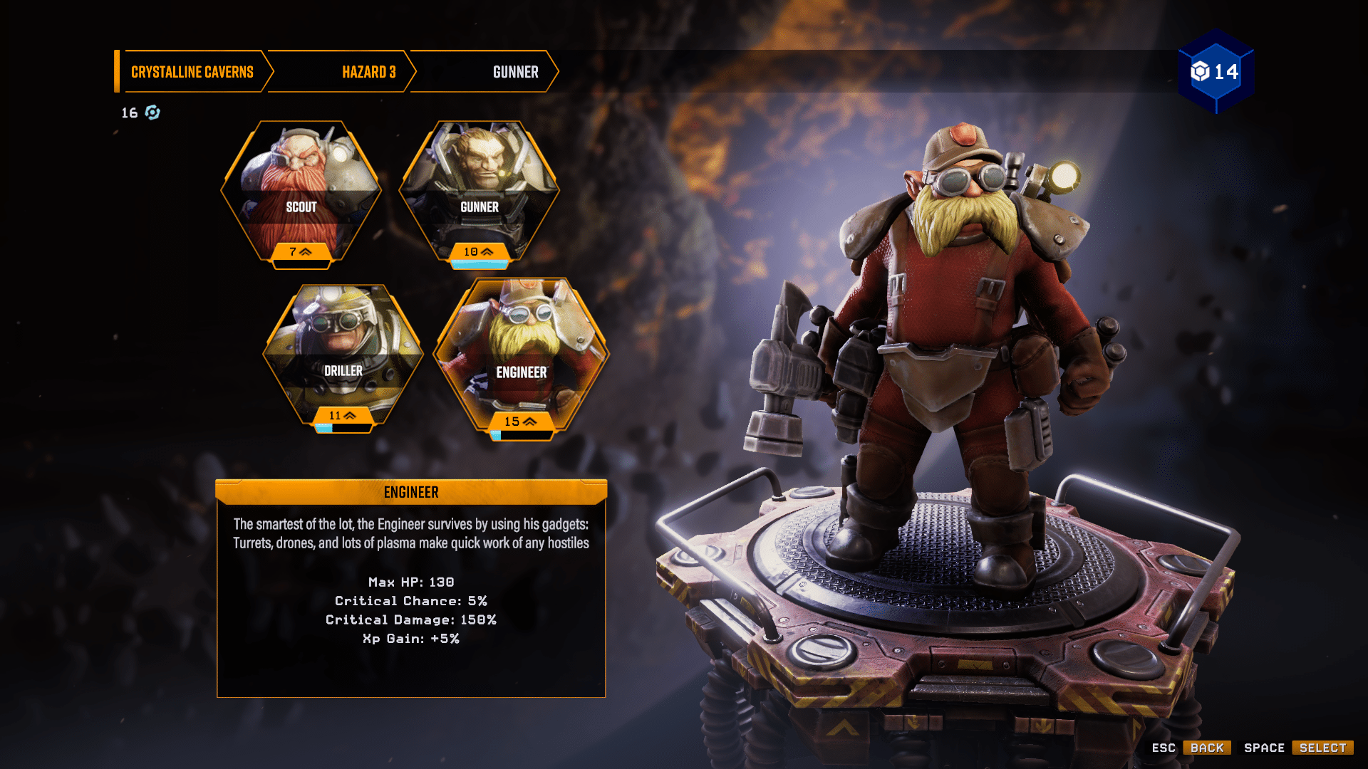 deep rock galactic survivor tier list