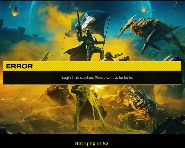 How to Fix Helldivers 2 Login Limit Reached Error