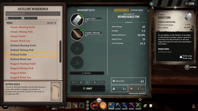 Nightingale Weapons Guide