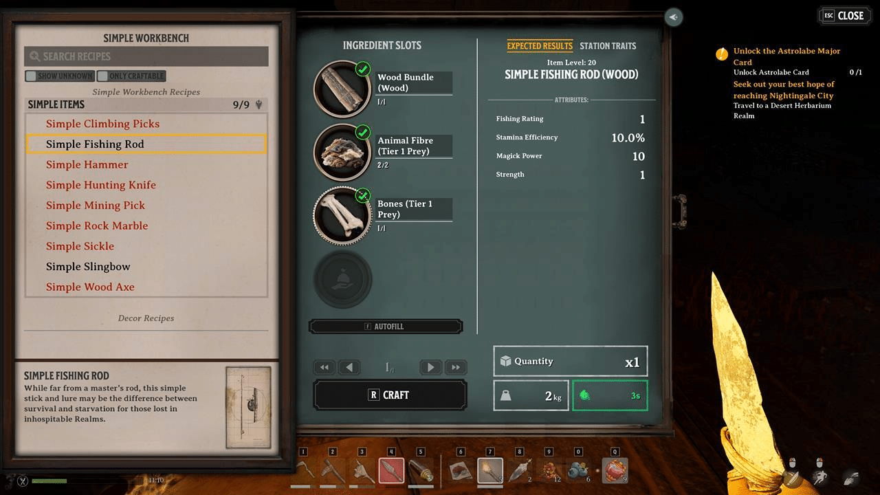 Nightingale Fishing Guide