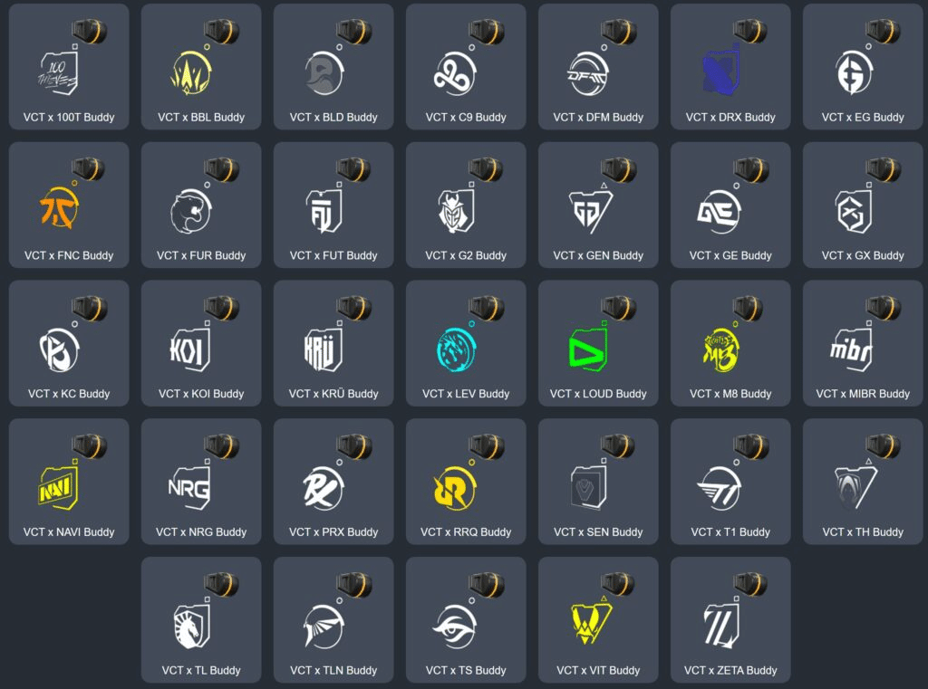 VCT Team Capsules 2024: Valorant Esports Skins Revealed