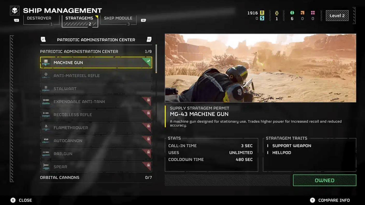 All Helldivers 2 Stratagems Codes Listed