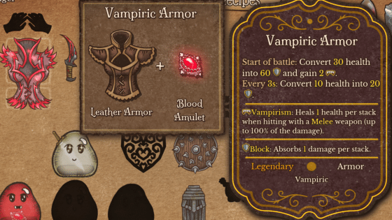 Backpack Battles Vampiric Armor: How Do You Get the Bloody Item and Use Them in Battle?