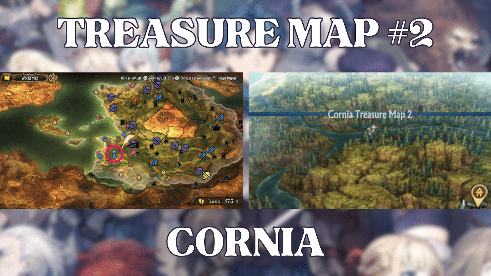 Unicorn Overlord All Cornia Treasure Maps Solutions
