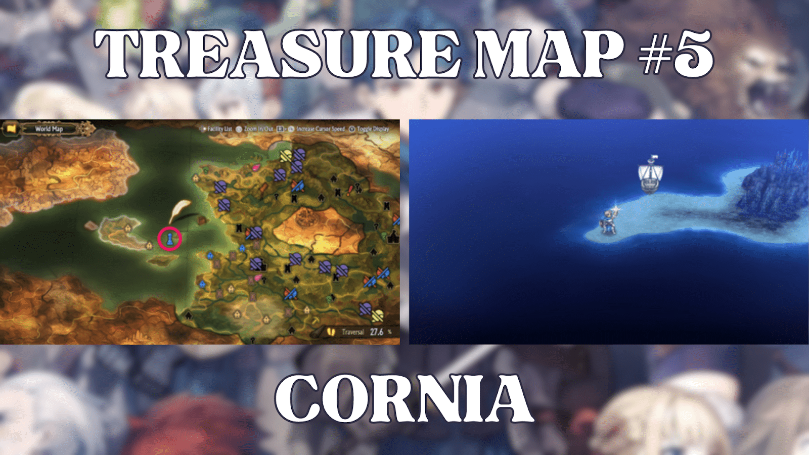 Unicorn Overlord All Cornia Treasure Maps Solutions