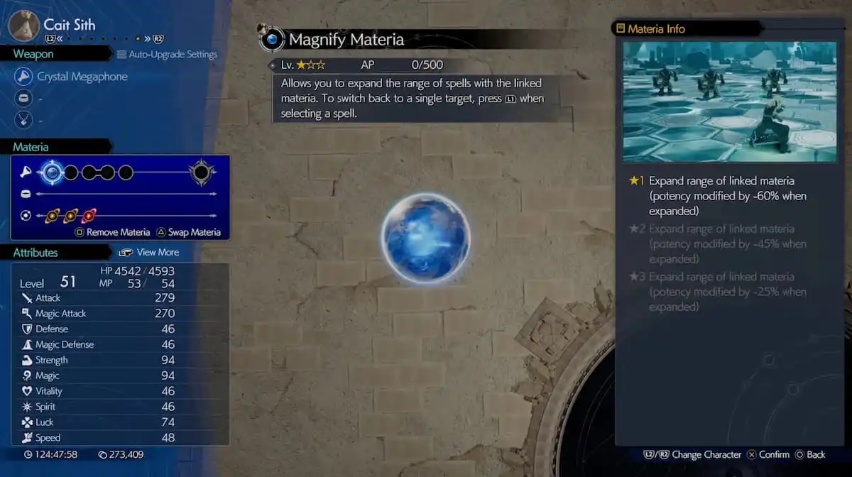 FF7 Rebirth Magnify Materia