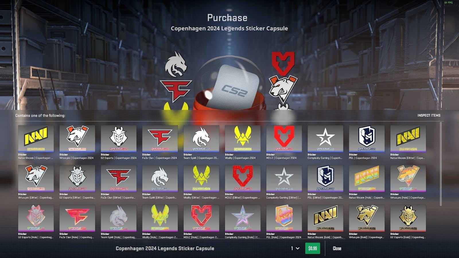 2024 PGL Copenhagen Major Stickers Released