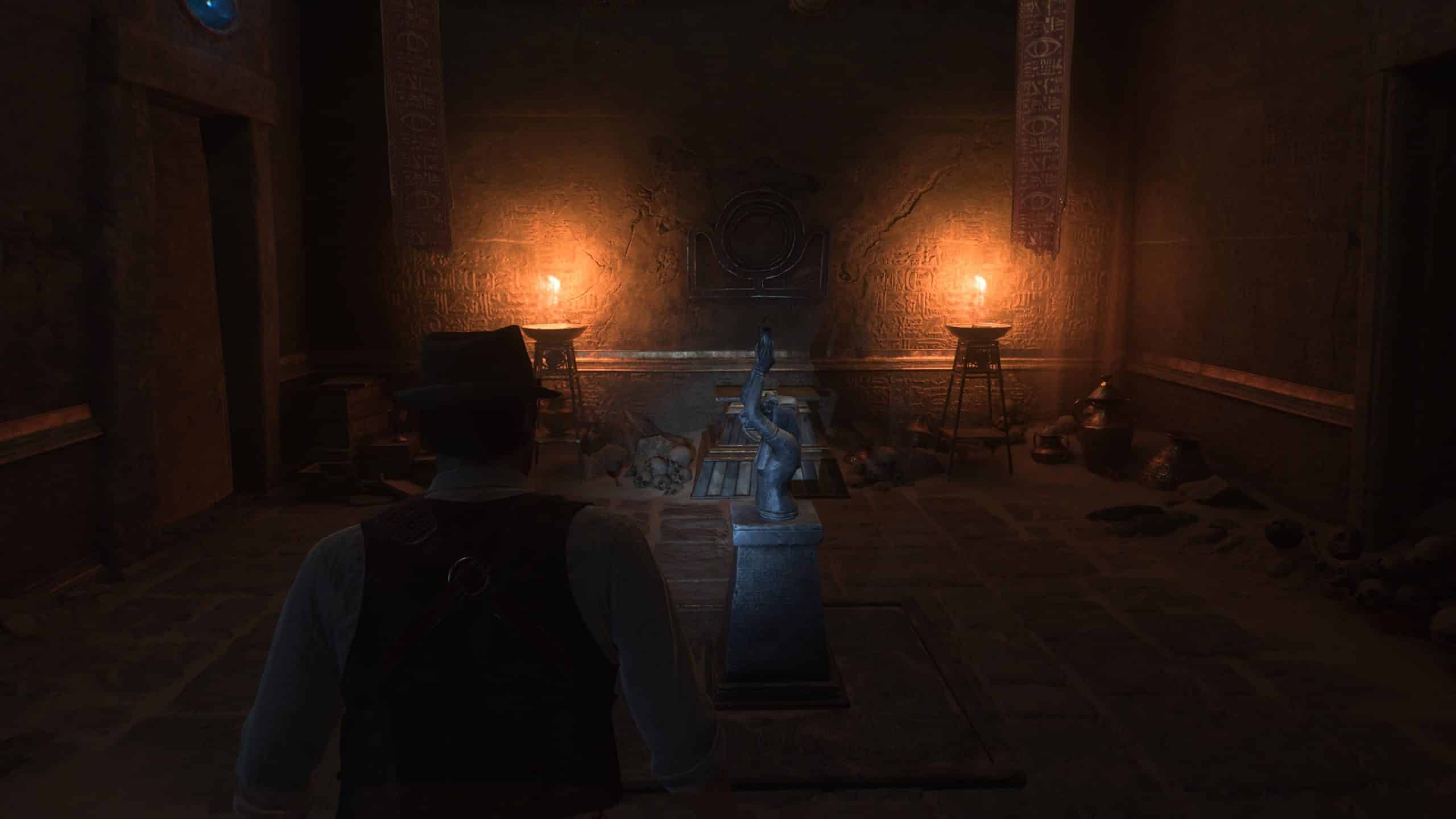 alone in the dark temple puzzle