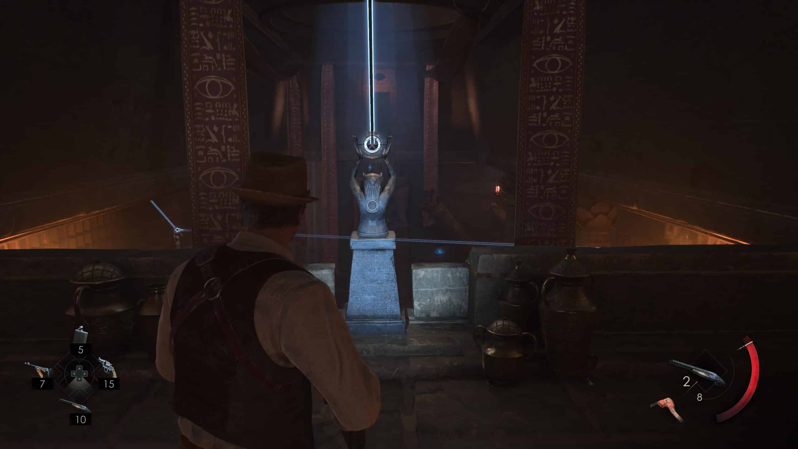 alone in the dark temple puzzle