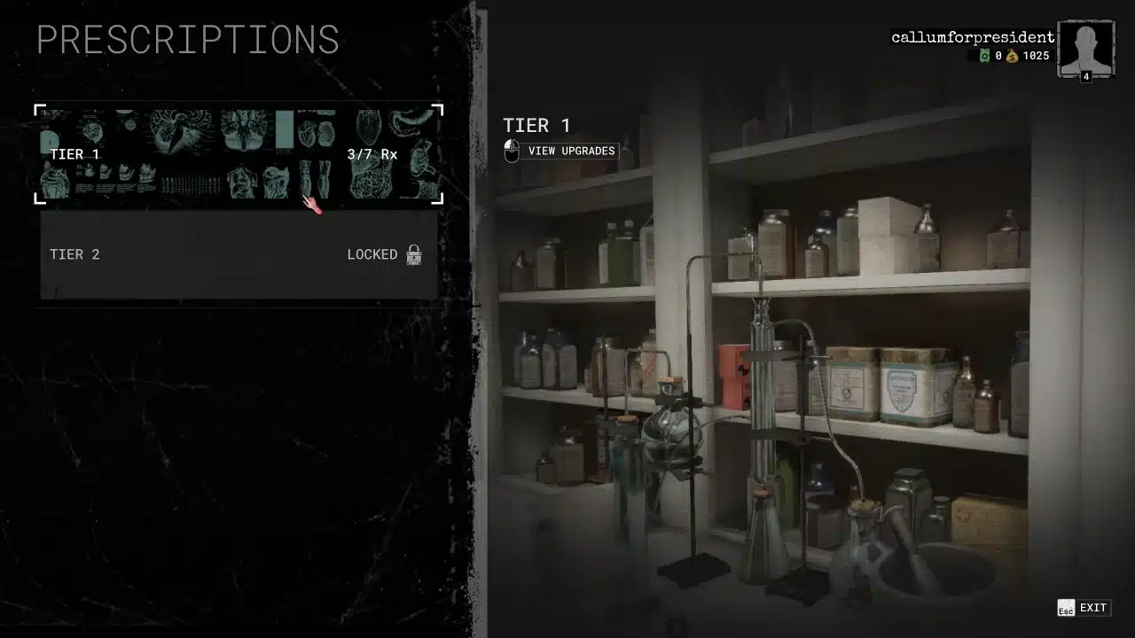 The Outlast Trials Prescriptions