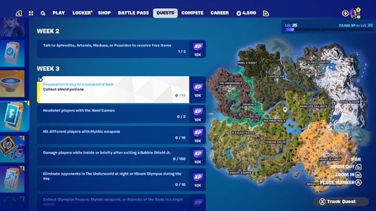 Fortntie Weekly Quests - Week 3