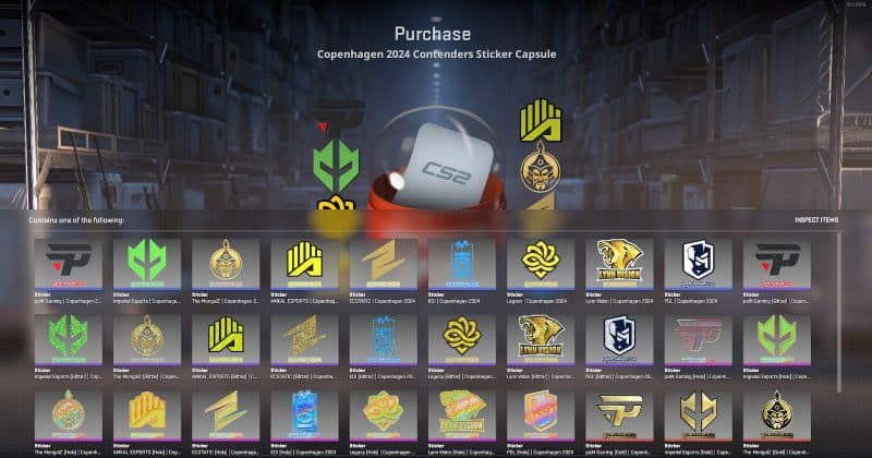 2024 PGL Copenhagen Major Stickers Released