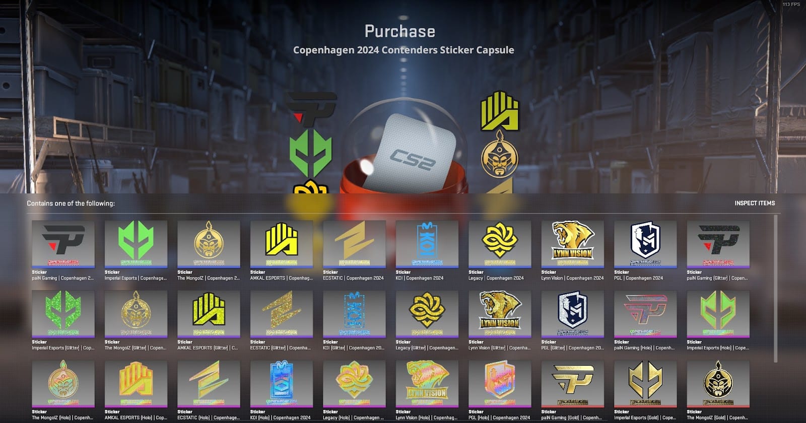 2024 PGL Copenhagen Major Stickers Released
