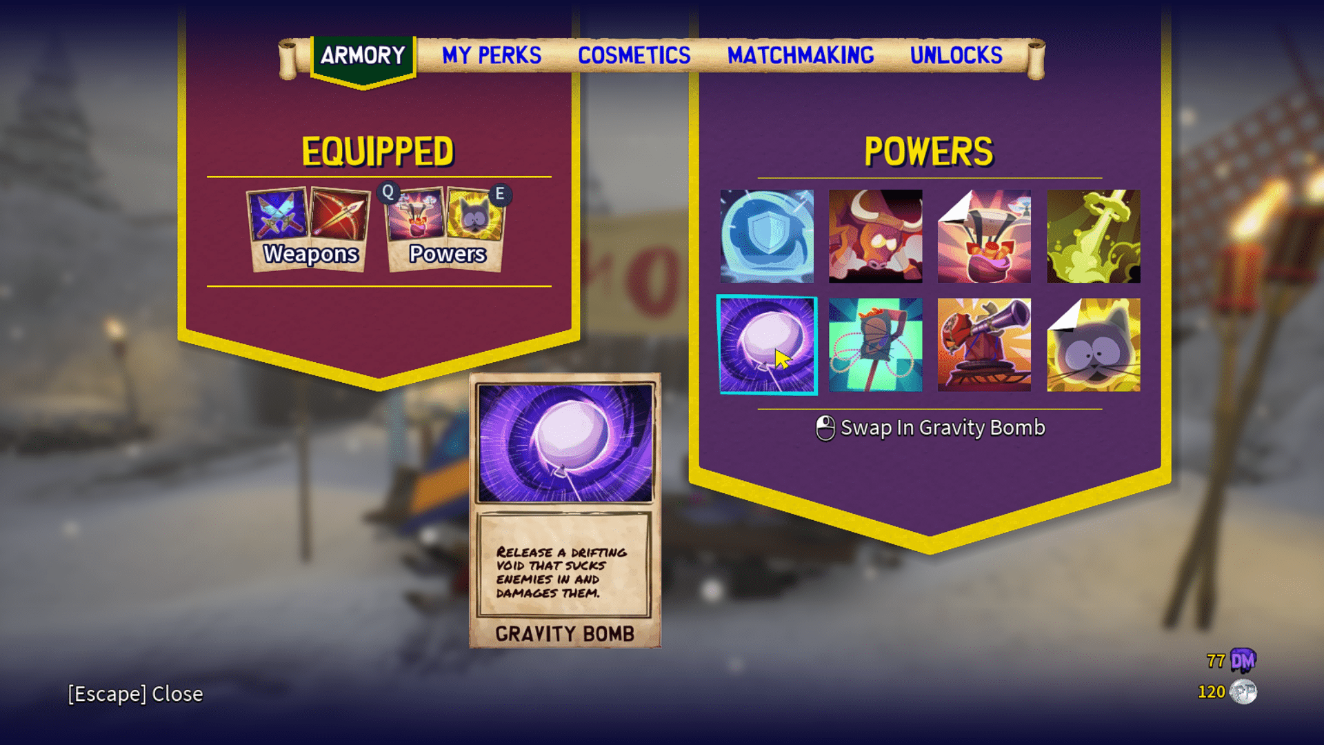 south park snow day powers