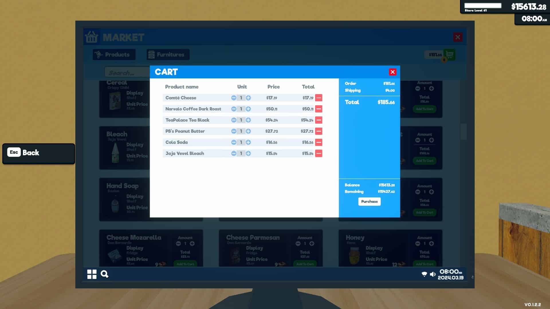 Supermarket Simulator Storage Room