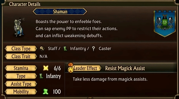 Unicorn Overlord Shaman Class Guide - Strengths, Abilities, and More